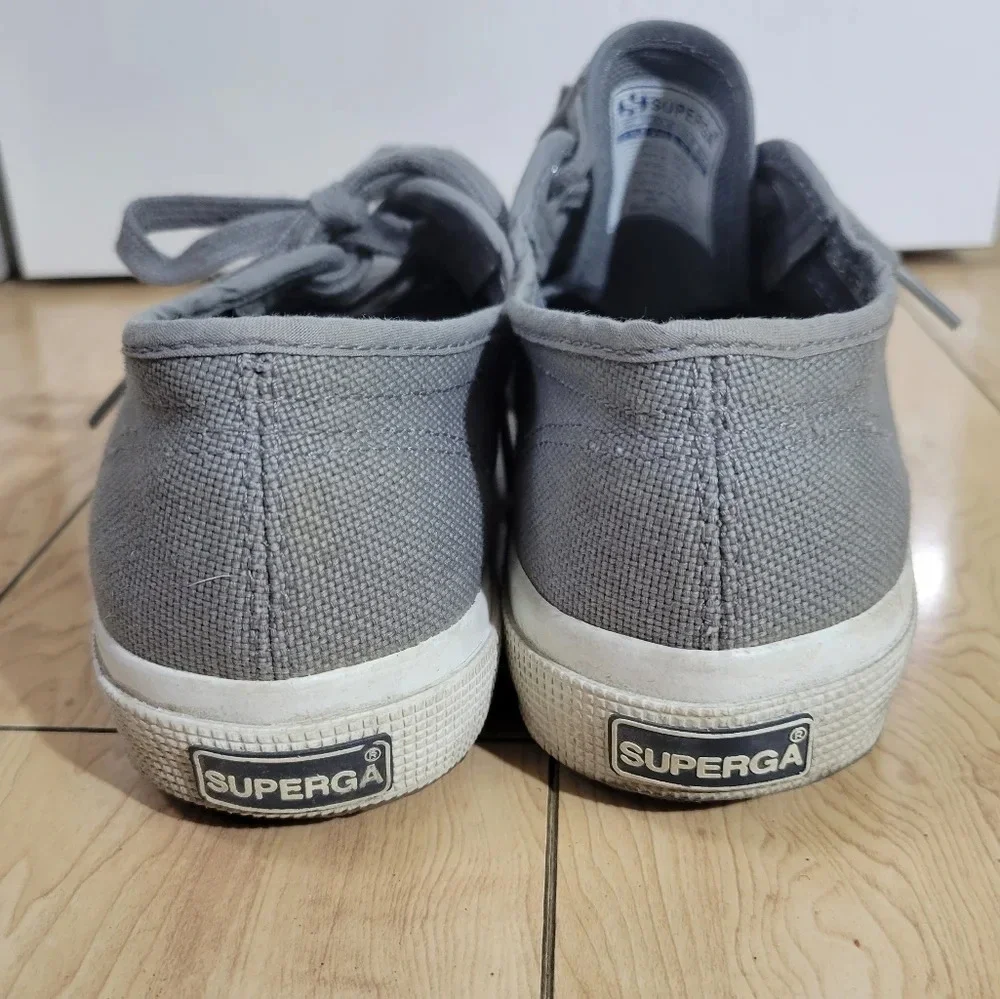 Superga  2750 cotu classic sneakers gray 37.5 size 7 - Picture 3 of 8